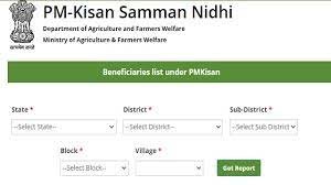 PM Kisan Beneficiary List 2022